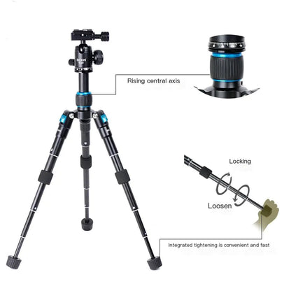 Compact Tripod for Birdwatching and Travel Photography