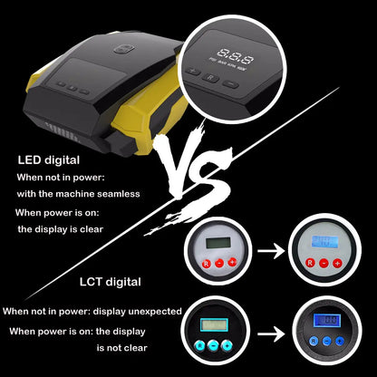 Electric Car Air Pump Inflator Tool